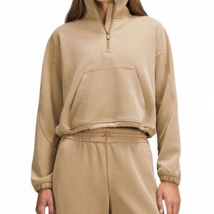 Women's Tan Pullover Hoodie
